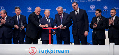 OPENNING CEREMONY OF TURKSTREAM 